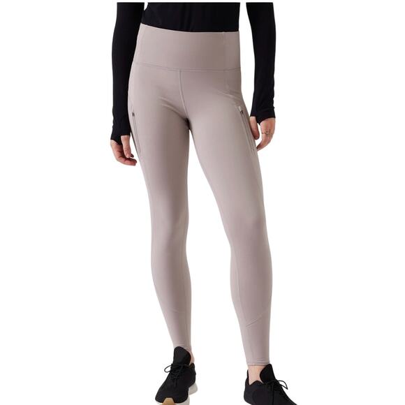 Athleta Rainier Tight Leggings Grey Women's Size 2X New With Tags Condition - Picture 1 of 12